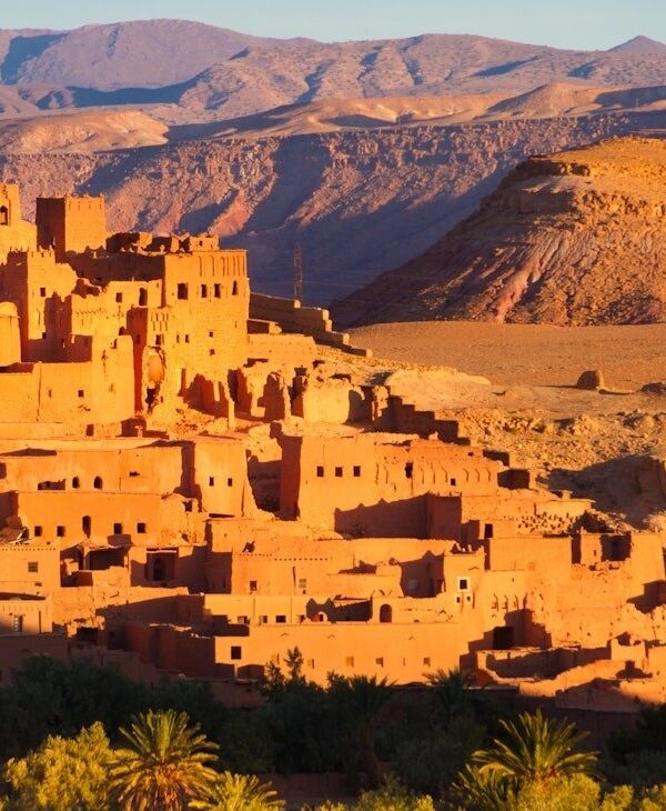 Sahara desert camp in Merzouga
