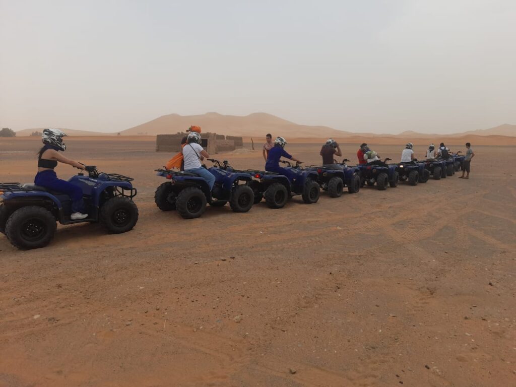 Quad biking in Merzouga dunes