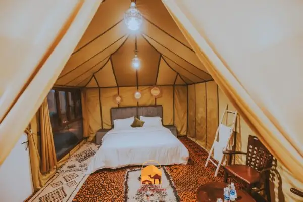 bivouc interieur image with trekdesertmorocco