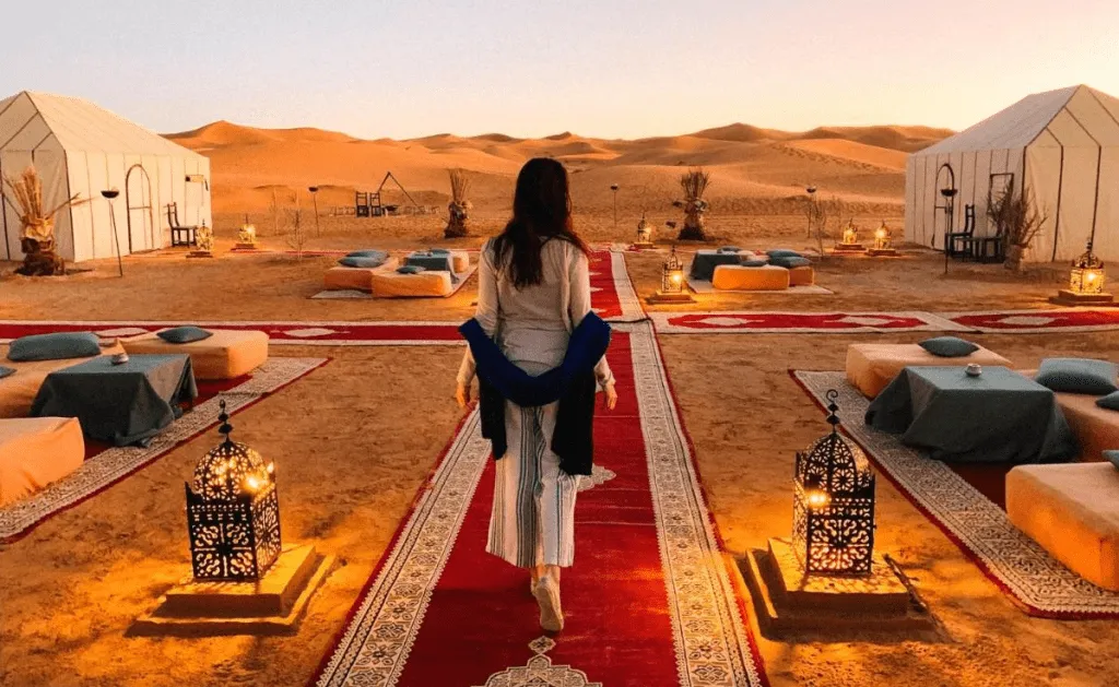 sahara desert luxury bivouac